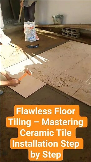 Flawless Floor Tiling – Mastering Ceramic Tile Installation Step by Step #ceramic #tiles #diy