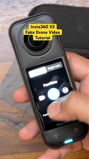 Insta360 X5 - Drone Shot Tutorial #insta360x5 #droneshot #contentcreator #information
