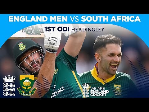Maharaj & Markram Star | Highlights - England v South Africa | 1st Men’s Metro Bank ODI 2025