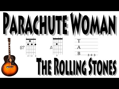 Parachute Woman The Rolling Stones Guitar Chords