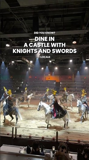Experience live jousting, sword fights, and a royal feast at Medieval Times in Buena Park, CA