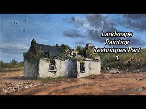 Part 1. How to paint landscapes with Oil Paints. Easy Oil Painting Tutorials