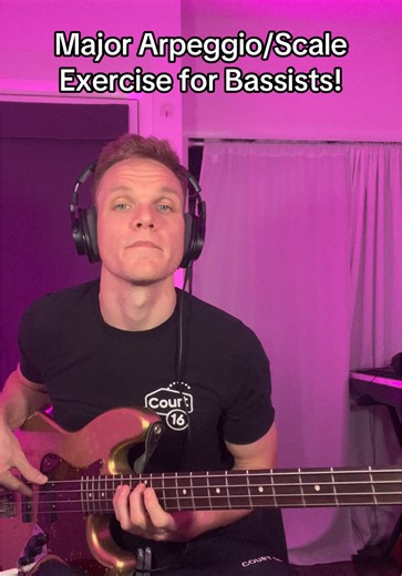 Major Scale Exercise for Bassists - Warm Up Your Hands