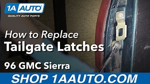 How to Replace Tailgate Latches 1988-95 GMC Sierra K1500 Truck