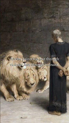 Daniel in the Lions’ Den (1872) by Briton Rivière