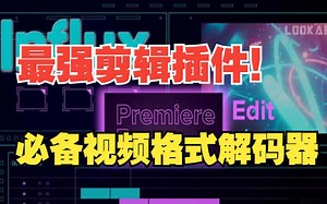 【AE/PR插件】视频打不开？格式不支持？因为没装这个解码器，小白剪辑必备！