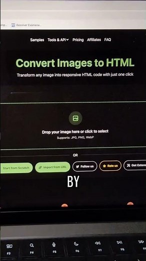 Instantly Convert Designs to Code with AI: Try Image to HTML Now! #Coding