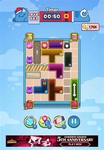 Drop the cat - Level 643 (solution)