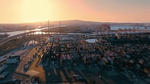 Container Ship Unloading Loading Container Terminal Stock Footage Video (100% Royalty-free) 3460232773 | Shutterstock