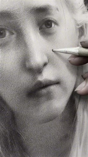 Perfect drawing is full of details everywhere #fypdrawing #charcoaldrawing #portraitdrawing