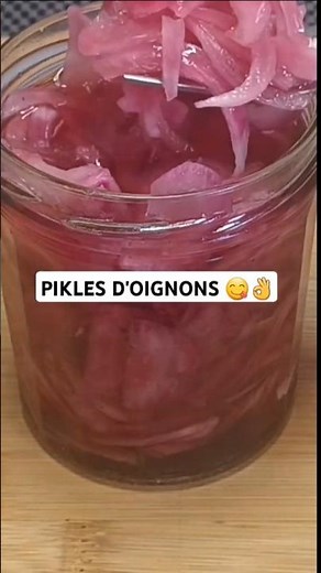 Pickles d’oignons maison : Un goût qui change tout ! 🧅