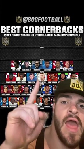 Best Cornerbacks of All TIme Tier List