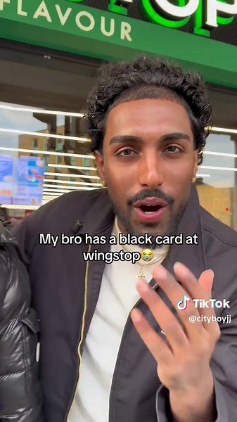 Actually a cheat code😂 #foryou #fyp #wingstop #mukbang #viral | wingstop black card