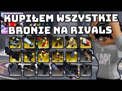 KUPIŁEM WSZYSTKIE PISTOLETY NA RIVALS [ROBLOX]
