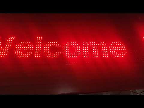 P10 module and Raspberry Pi based LED Notice board