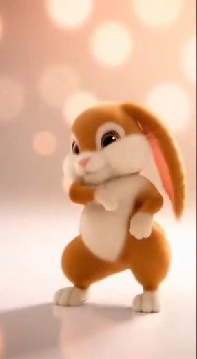 DANCING RABBIT 🐇✨: Watch This Adorable Bunny Groove!