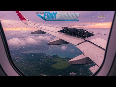 Window View Flight: Atlanta to Key West Delta A320 Emergency Go Around Procedure