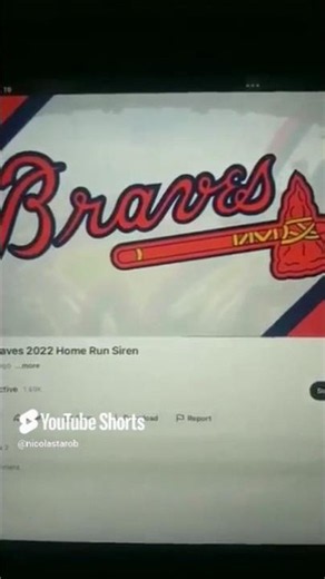 Atlanta Braves 2028 Home Run Horn And Siren!