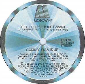Sammy Davis Jr. - Hello Detroit (Vocal)