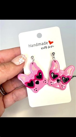 Valentine’s Day launch is officially LIVE 💕🎀 These cuties are waiting for you at my Etsy shop! https://lindseyryanco.etsy.com. #valentinesearrings #etsyfinds #handmadegiftideas #smallbiztok #polymerclay