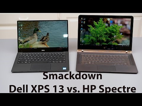 HP Spectre vs. Dell XPS 13 Comparison Smackdown