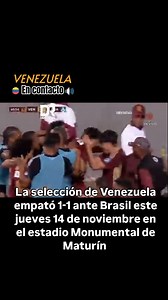 18K views · 598 reactions | La selección de Venezuela empató 1-1 ante...