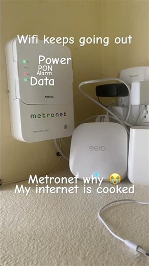 Metronet internet connection #wifi #internet #shorts #outage #wire #useless #eero #weather