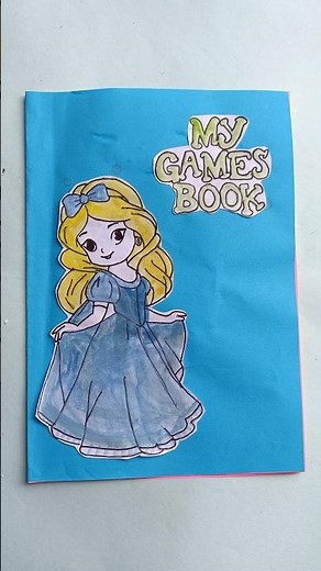 DIY handmade Game Book series- part-1 |Easy Paper Craft for Kids | School Project Idea #shorts #diy