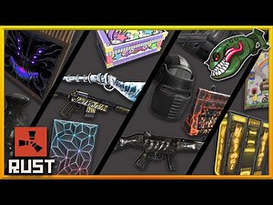 Rust Skins | Commando HQM, Neon Hazmat Locker, Neonwire SMD, Pirate Furnace & Mp5 #381