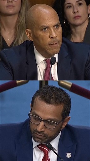 Dem Sen. Corey Booker gets in a heated debate with FBI Director Kash Patel. Click link in bio for more. | One America News Network