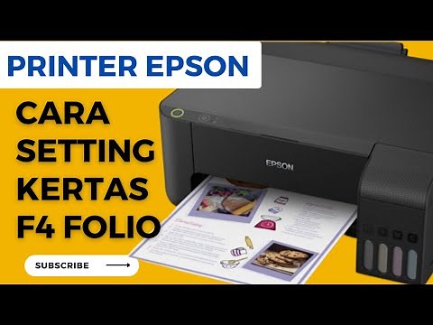 Cara setting atau menambahkan ukuran kertas f4 pada printer epson l1210 ataupun L series lainnya