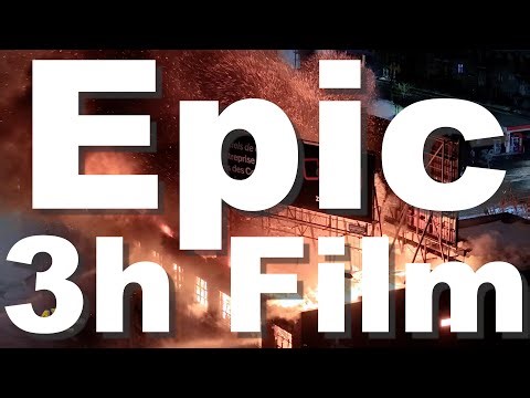 Montréal: Mega fire guts old Familex factory 3-hour montage 1-21-2026