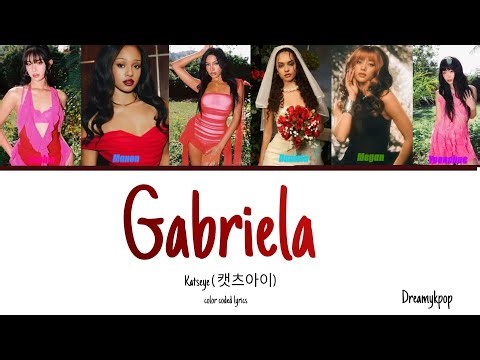 Katseye Gabriela Color coded lyrics