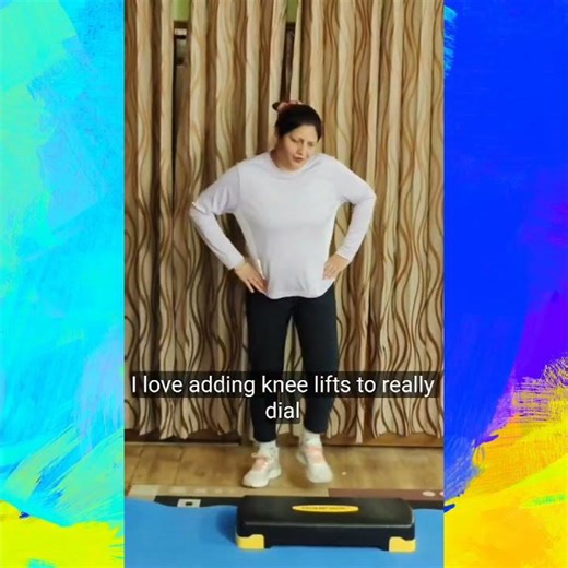Easy Step Workout | Side Kicks & Tap at Home