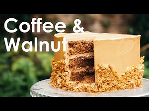 HOW TO MAKE COFFEE AND WALNUT CAKE! | #coffeewalnut #homebaking #goldlustre