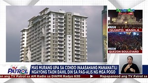 Kasunod ng paglabas sa bansa ng mga offshore gaming operators o POGO, nagkaroon ng oversupply ng mga condominium sa Metro Manila, ayon sa datos ng isang property specialist. Buong ulat: https://www.abs-cbn.com/news/business/2025/1/6/condominium-rental-prices-lowest-in-15-years-expert-2146 | TV Patrol