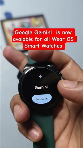 Google Gemini is widely available on Wear OS #smartwatch #fossilgen6 #wearos #gemini #ai #google