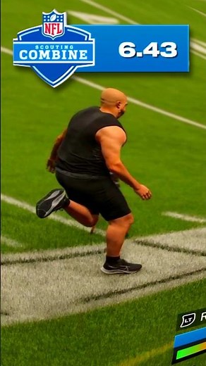 Slowest 40 Yard Dash of ALL TIME!