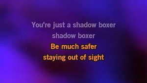 Karaoke Shadow Boxer - The Angels - CDG, MP4, KFN - Karaoke Version