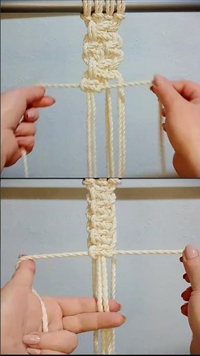 #macrame #macrametutorial #macrameknots #squareknot #diy #handmade #crafttutorial #craft #tutorial