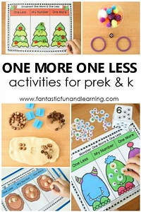 One More One Less Activities - Fantastic Fun & Learning