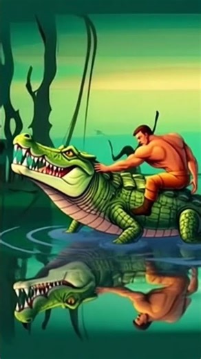 Men fight magarmacch in 3D animation #fighting #animation #viral