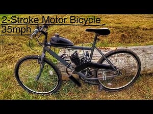 2-Stroke Bicycle 80cc Building A Motorcycle Engine Kit Install How To, Motor bicycle 66cc 48cc 50cc