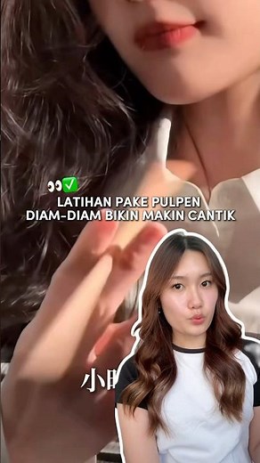 Practicing using a pen secretly makes you more beautiful😍