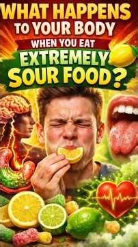 What Happens to Your Body When You Eat Extremely Sour Food? 🍋😖