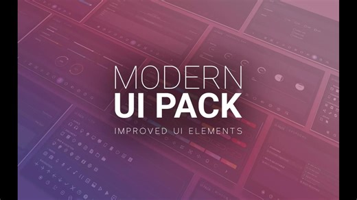 【unity3D】Modern UI Pack 时尚UI