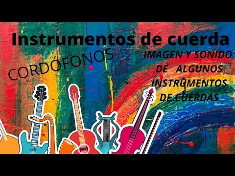 LOS INSTRUMENTOS DE CUERDA. 🎸🪕🎻 Cordófonos.🎵