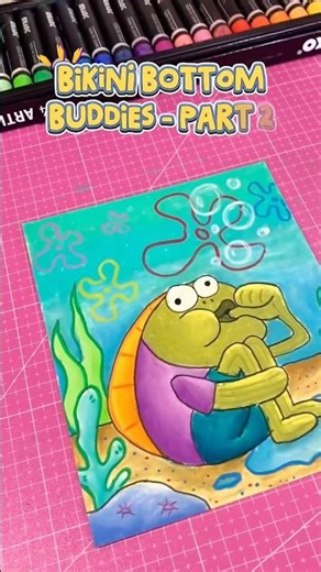 Drawing Bikini Bottom Citizens - Spongebob Squarepants #spongebob #drawing #drawing #coloring