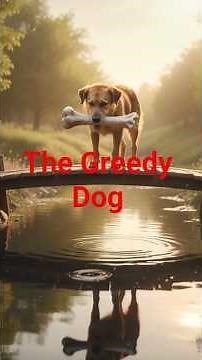 “The Greedy Dog | Moral Story for Everyone 🐶 | Short Animated Story”#truedialogue