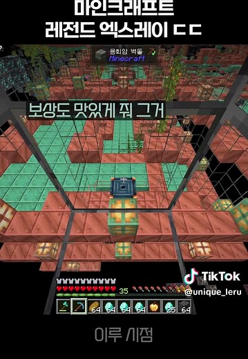 마인크래프트 레전드: 엑스레이로 다이아 찾기